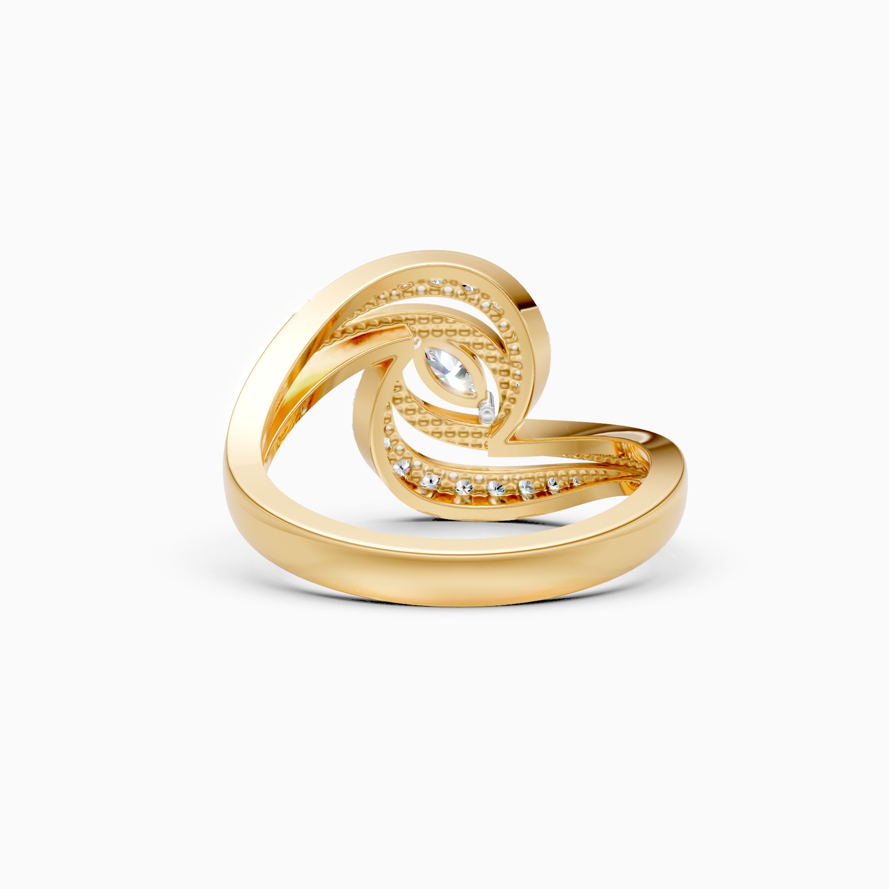 Celestial Petal Lab Grown Diamond Ring